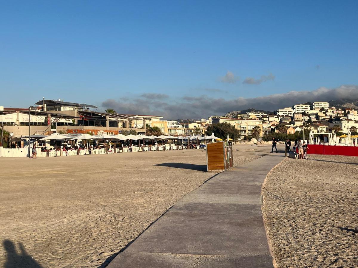 Sun Escape, Appart Renove Climatise 3 Pieces 4-6 Pers, 350M De La Plage Marseille Kültér fotó