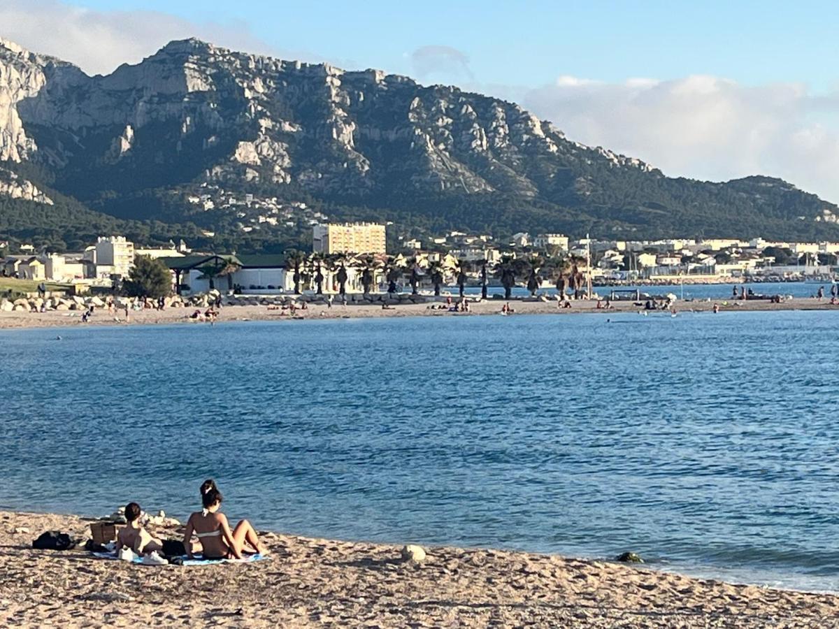 Sun Escape, Appart Renove Climatise 3 Pieces 4-6 Pers, 350M De La Plage Marseille Kültér fotó