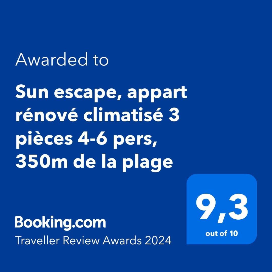 Sun Escape, Appart Renove Climatise 3 Pieces 4-6 Pers, 350M De La Plage Marseille Kültér fotó